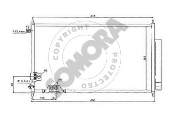 Конденсатор, кондиционер SOMORA 122760A