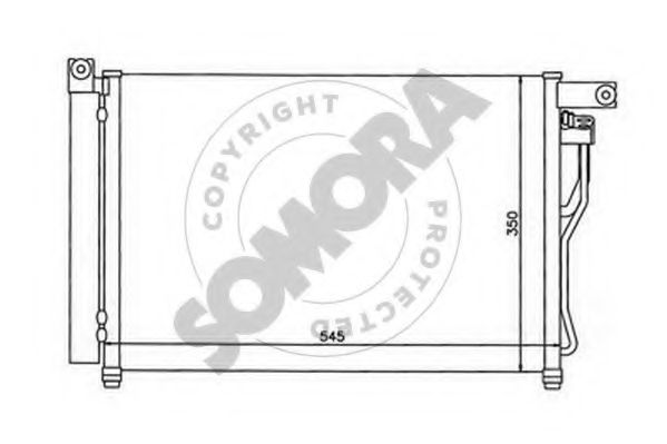 Конденсатор, кондиционер SOMORA 131460A