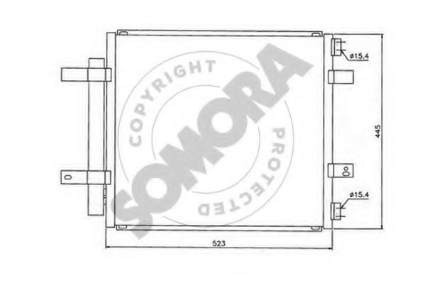 Конденсатор, кондиционер SOMORA 156060
