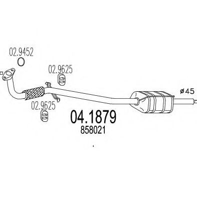 Катализатор MTS 04.1879