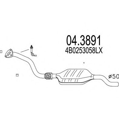 Катализатор GAT EUROKAT 20055