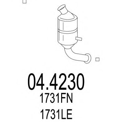 Катализатор MTS 04.4230