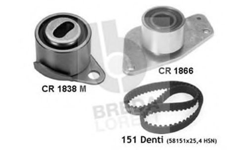 Комплект ремня ГРМ BREDA  LORETT KCD0065
