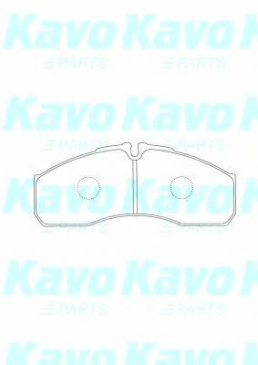 Комплект тормозных колодок, дисковый тормоз KAVO PARTS BP-6615