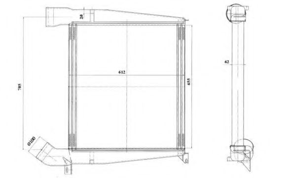 Интеркулер NRF 309415