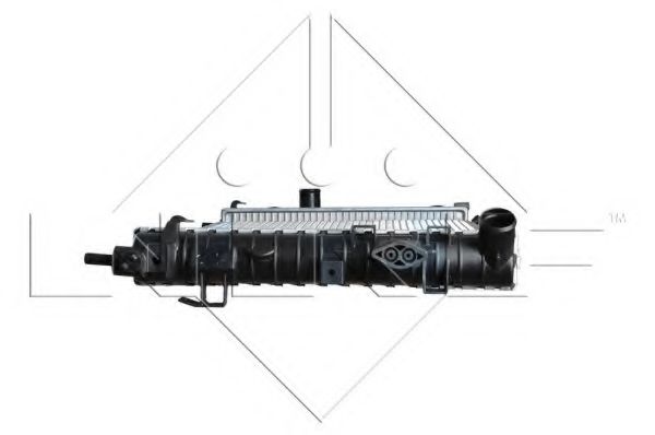 Радиатор, охлаждение двигателя NRF 53441