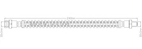 Тормозной шланг REMKAFLEX 1546