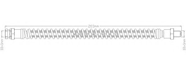 Тормозной шланг REMKAFLEX 2152