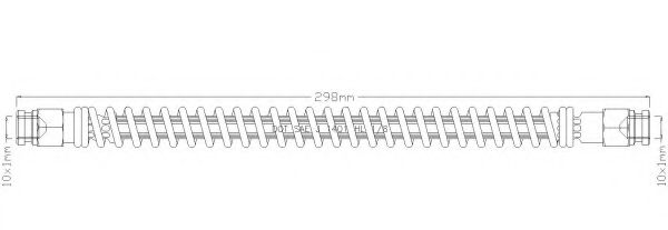 Тормозной шланг REMKAFLEX 3765