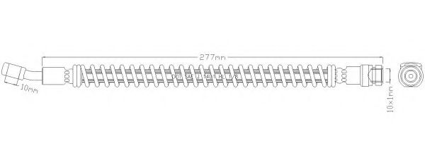 Тормозной шланг REMKAFLEX 5160