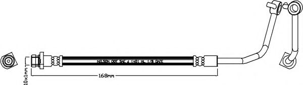Тормозной шланг REMKAFLEX 7267