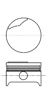 Поршень NÜRAL 87-104200-10