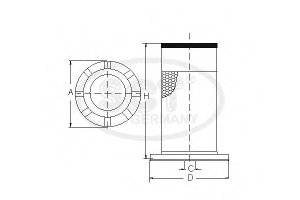 Воздушный фильтр SCT Germany SB 3174
