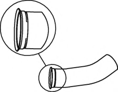 Труба выхлопного газа DINEX 66124