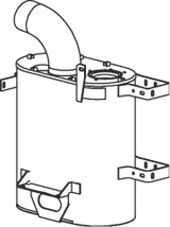 Средний глушитель выхлопных газов ZARA 10024