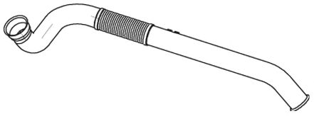 Труба выхлопного газа DINEX 21726