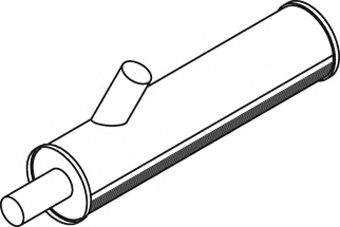 Средний / конечный глушитель ОГ DINEX 18305