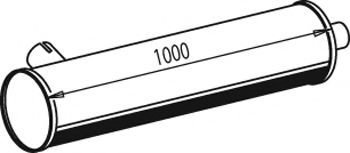 Средний / конечный глушитель ОГ ZARA 1231