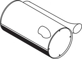 Средний / конечный глушитель ОГ BORGES 10060