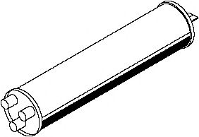 Средний / конечный глушитель ОГ BORGES 3231