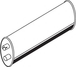 Средний / конечный глушитель ОГ IMASAF 4264