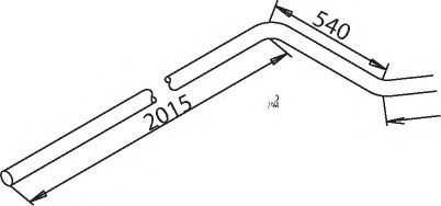 Труба выхлопного газа IMASAF 2610