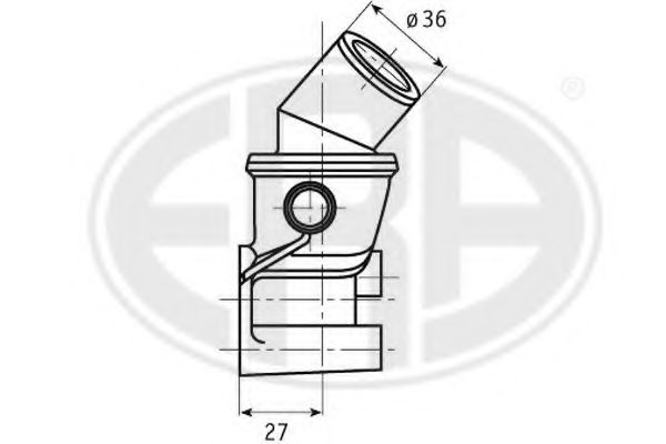 Термостат, охлаждающая жидкость ERA 350045