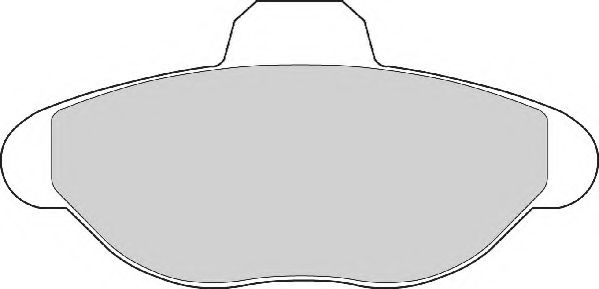 Комплект тормозных колодок, дисковый тормоз NECTO FD6389A