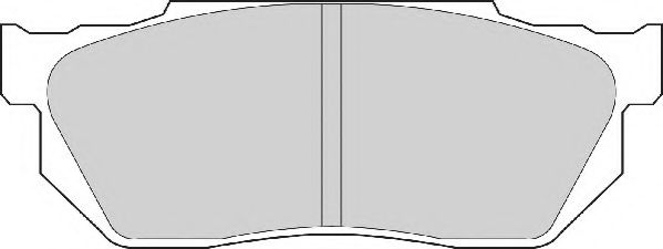 Комплект тормозных колодок, дисковый тормоз NECTO FD902A