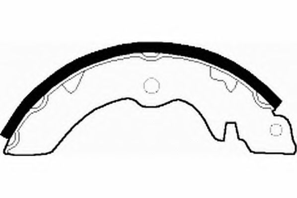 Комплект тормозных колодок NECTO N1434