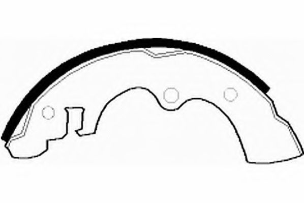 Комплект тормозных колодок NECTO N1372