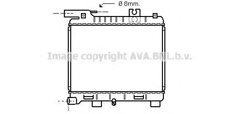 Радиатор, охлаждение двигателя AVA QUALITY COOLING BW2055