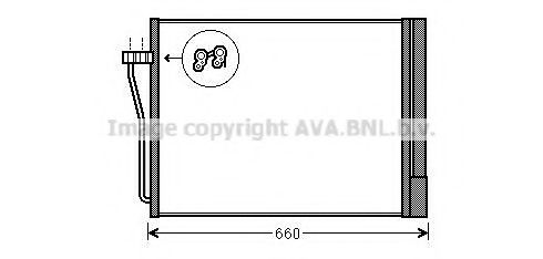 Конденсатор, кондиционер AVA QUALITY COOLING BWA5371D