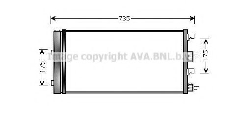 Конденсатор, кондиционер AVA QUALITY COOLING DA5004D