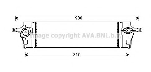 Интеркулер AVA QUALITY COOLING DN4350