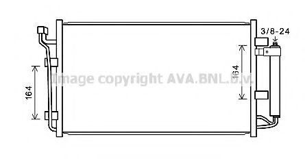 Конденсатор, кондиционер AVA QUALITY COOLING DN5387D