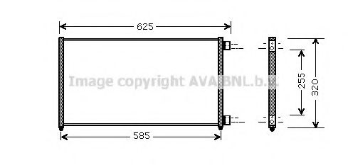 Конденсатор, кондиционер AVA QUALITY COOLING FTA5256