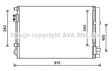 Конденсатор, кондиционер AVA QUALITY COOLING KA5207D