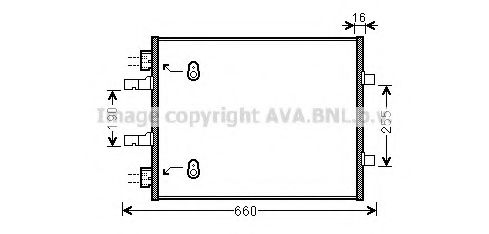 Конденсатор, кондиционер AVA QUALITY COOLING OL5480