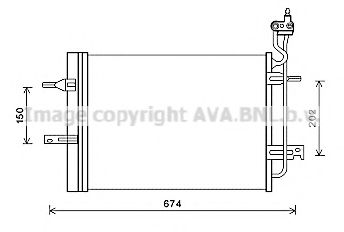 Конденсатор, кондиционер AVA QUALITY COOLING OL5620D