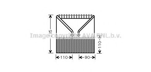 Испаритель, кондиционер AVA QUALITY COOLING OLV414