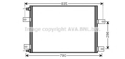 Конденсатор, кондиционер AVA QUALITY COOLING RE5061
