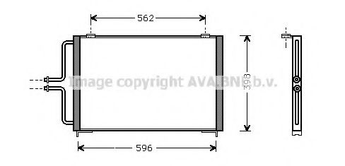Конденсатор, кондиционер AVA QUALITY COOLING RT5236