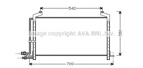 Конденсатор, кондиционер AVA QUALITY COOLING SB5031