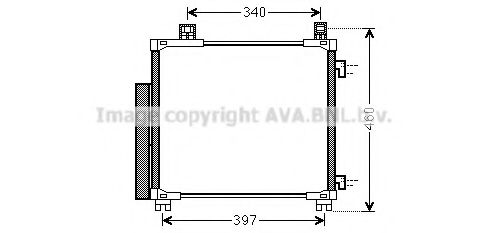 Конденсатор, кондиционер AVA QUALITY COOLING TOA5578D