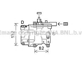 Компрессор, кондиционер AVA QUALITY COOLING TOK583