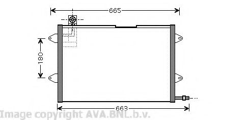 Конденсатор, кондиционер AVA QUALITY COOLING VW5146