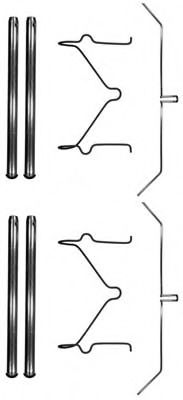 Комплектующие, колодки дискового тормоза MGA A101