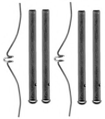 Комплектующие, колодки дискового тормоза MGA A191