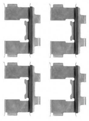 Комплектующие, колодки дискового тормоза MGA A233